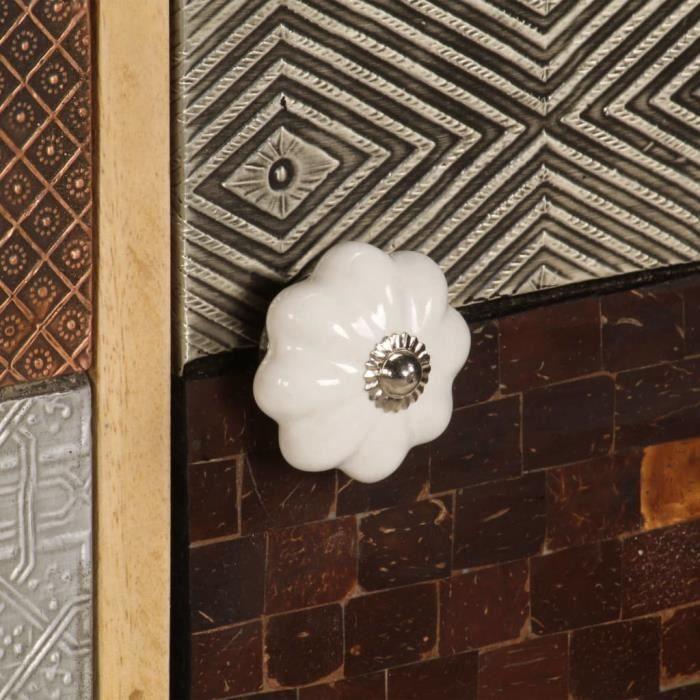 VidaXL Buffet 120 X 30 X 75 Cm Solid Mango Wood