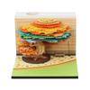 Creative Decoration Paper Craft Four Seasons Tree 3D Notepad Paper Carving Landscape Custom Memo Pad Sticky Note for Paper Gift