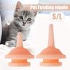 10pcs Silicone Pet Feeding Nipple Kitten Puppy Feeding Nipple Newborn Kittens Puppies Rabbits