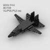 Конструктор MOC Истребитель F-14 Tomcat Тяжелый палубный самолет Сборка из мелких деталей Детская модель самолета Игрушка