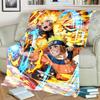 Anime-Print Blanket Warm Comfortable Flannel Blanket for Bedrooms, Sofas, Beds, Chairs, Picnics, Travel -LXR58