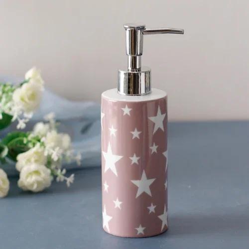 Аксессуары для ванной комнаты Простая керамическая бутылка для лосьона Креативная упаковка моющего средства Бутылка для дезинфекции рук Дозатор для мыла