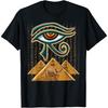 Egyptian Hyrogliphics Pyramids Egypt Eye of Horus Camel T-Shirt
