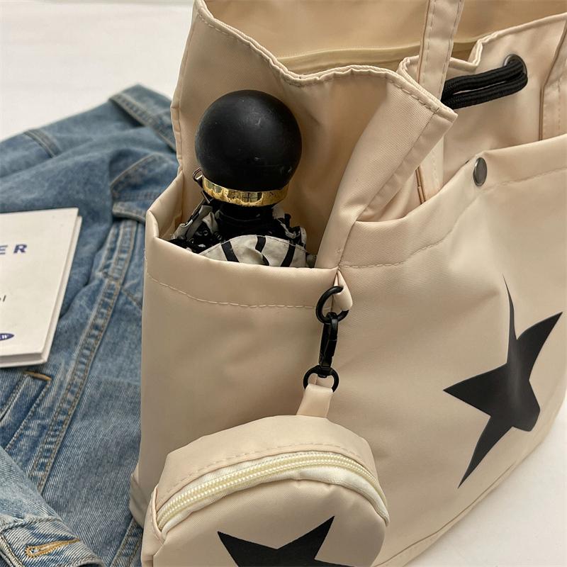 Звездная большая сумка, женская сумка, студенческая сумка на плечо, большая вместительная сумка для сообщений