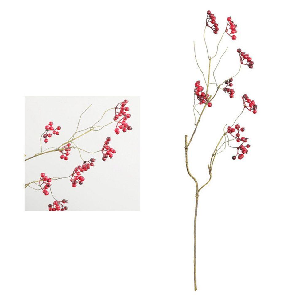 Имитация клюквы, искусственные цветы, домашний декор, ягоды, Рождество, свадебная вечеринка, украшение стола, сделай сам, искусственные ветки черники