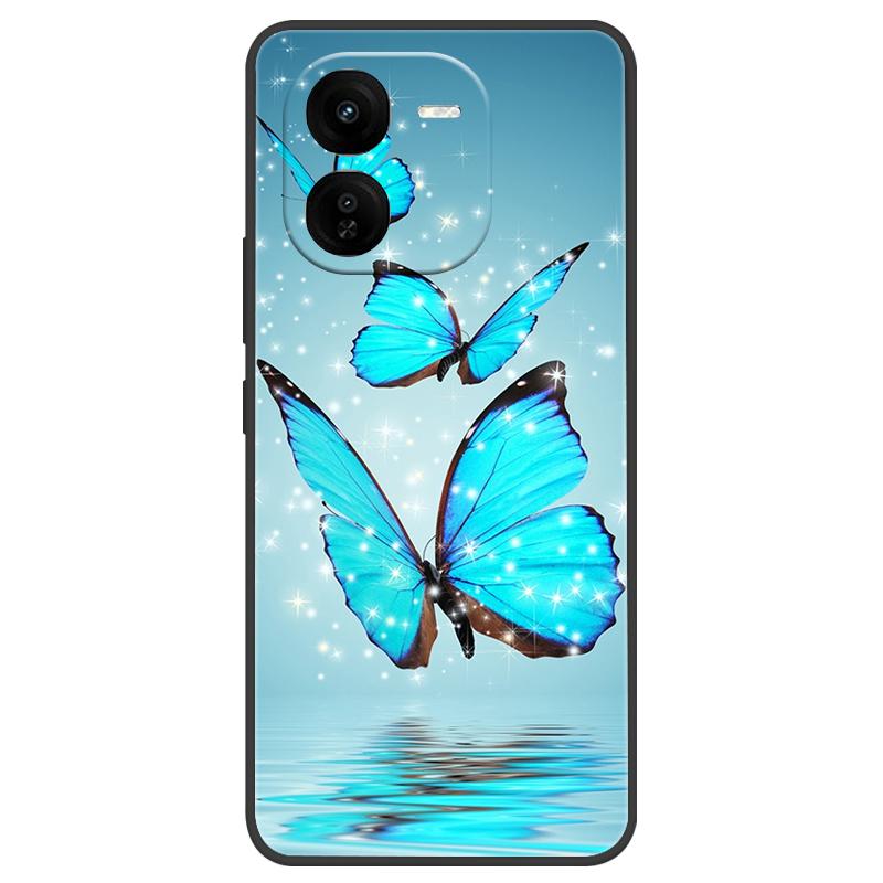 Для Vivo IQOO Z9x Чехол Силиконовый Роскошный Космический Мягкий Бампер для Vivo IQOO Z9 Turbo Чехол для Телефона TPU Funda Для IQOOZ9 Turbo Модный