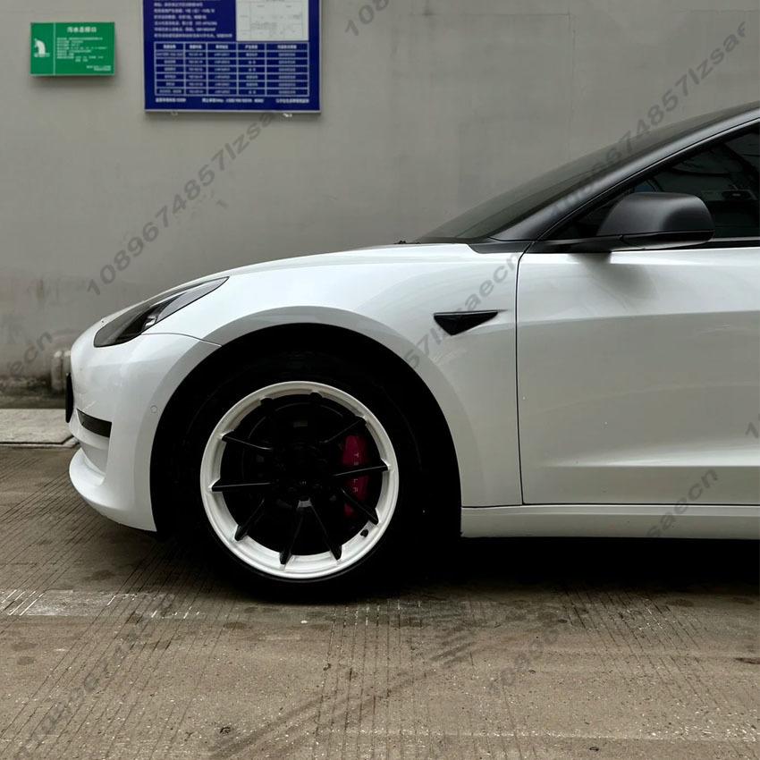 4 шт. Колпак ступицы автомобиля Для Tesla Model 3 2017-2023 18-дюймовый колпак колеса Замена Колпак ступицы колеса автомобиля Полное покрытие диска Аксессуары