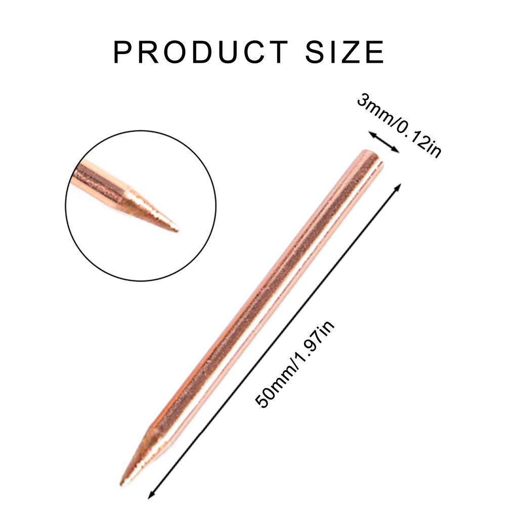 Упаковка из 4 электродов для точечной сварки 18650, игла длиной 50 мм для сварки стальных полос, различные типы аккумуляторов, аксессуары