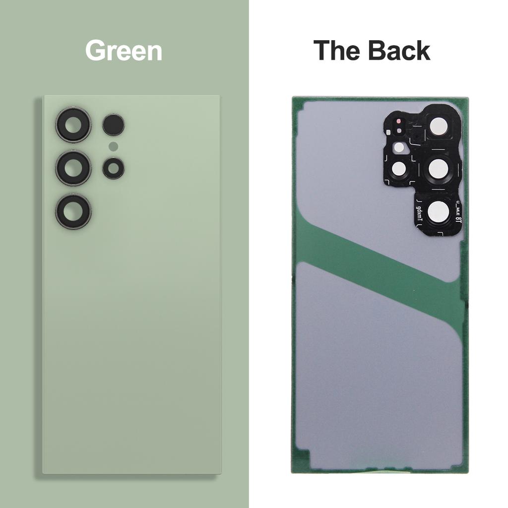 Back Housing Battery Cover For Samsung Galaxy S24 Ultra S928B S928U S928W Back Rear Lid Glass Replacement with Camera Lens