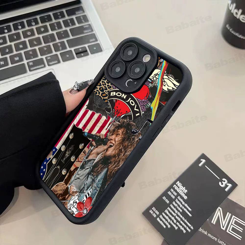 E-Eddie V-Van H-Halen Silicone Phone Case for iPhone 17 Pro Max 16 15 14 13 12 11 Plus 17 Air