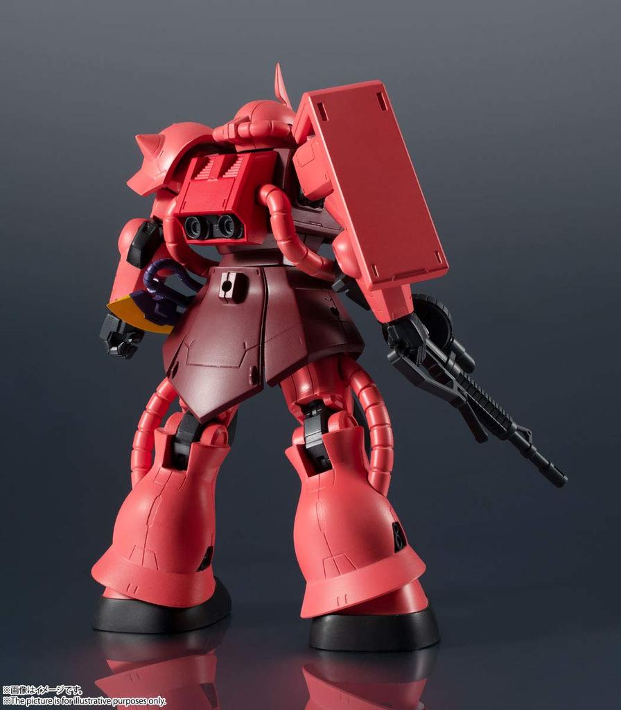 TAMASHII NATIONS GUNDAM UNIVERSE Mobile Suit Gundam ZAKU II 150mm ABS PVC Painted Action Figure MS-06S CHAR'S Approx. &