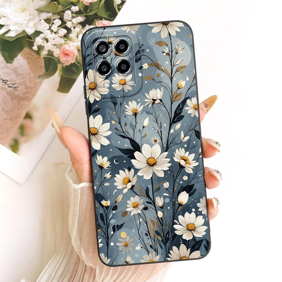 Чехол для Samsung Galaxy M33 M53 5G Милый Мультяшный Кот Ударопрочный Мягкий Силиконовый Чехол Для Samsung M33 M 53 Galaxy M53 5G Обложка