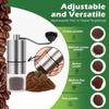 Clear Bin Manual Coffee Grinder Detachable Portable Coffee Grinding Machine  Household