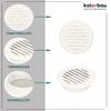Grille D'aération - KOTARBAU - 100 Mm - Acier Inoxydable - Moustiquaire - Facile À Monter