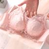 Thin No Steel Ring Underwear Women's Anti-sagging Breastfeeding American Back Bra Gather Big Breasts Show Small Bra