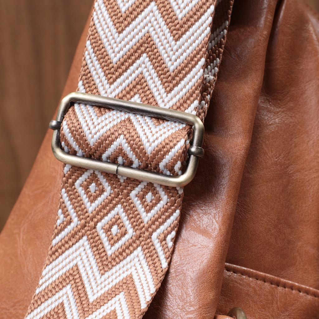 Interesting Shoulder Bag In a Fashionable Color Made of Eco-leather VINTAGE Bag 22793 Red