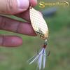 Fishing Lure Metal Spoon Hard Lure Fishing Hooks Spinning Bait Spoon Fishing Lure Sea Fishing Tackle