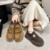 Trend Retro Fashion Small Man Platform British Style Loafers Trendy Women's Single Shoes 2025 Winter New