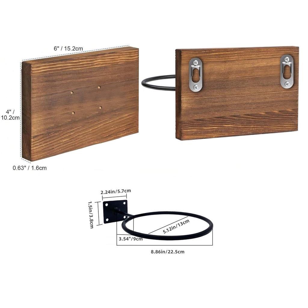 Подставка-держатель для мяча для настенного крепления для баскетбола, подставка для демонстрации футбольного мяча, деревянная и металлическая стойка для хранения волейбола, софтбола, шарфов