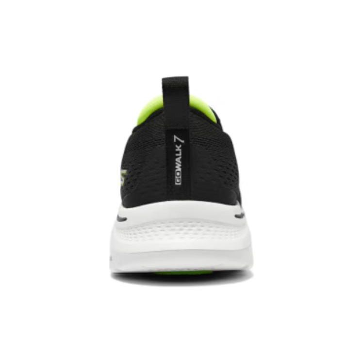 Skechers Go Walk 7 Сетчатые Удобные Амортизирующие Прочные Низкие Повседневные Кроссовки Мужские Черный Белый 216637-BKLM