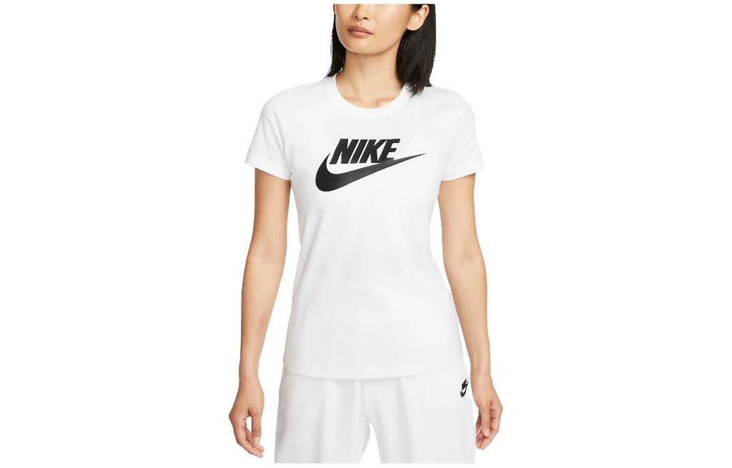 Nike Sportswear Set in Sleeve T Shirt Women's White