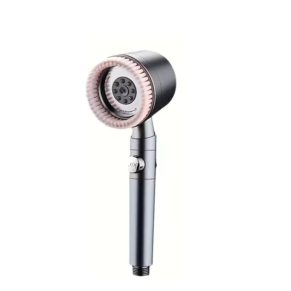 5 режимов душевая лейка-бустер с массажной щеткой, водосберегающая, высокого давления, портативная, с фильтром для ванной, душевая лейка со шлангом и держателем