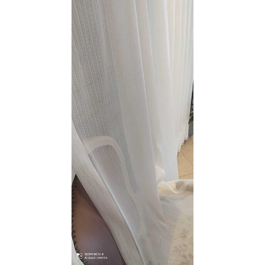 Тюлевые шторы, подходящие для кухни, гостиной и гостиной с полоской, не требующей глажки