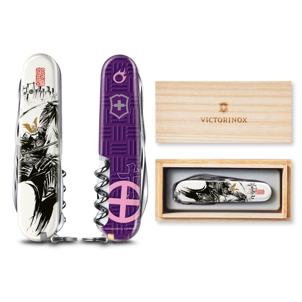 VICTORINOX Sengoku Sumie Climber Коллекция Битва при Сэкигаха Симадзу Ёсихиро Мультитул в специальной коробке из павловнии подлинный1.3703.7-X17