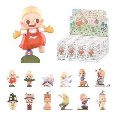 POP MART ZSIGA Серия Borderline Drifter [Набор из 12 штук] Фигурки Pop Mart Gachapon в слепых коробках, Пластиковые модели, Премиальные игрушки, Мягкий ПВХ, Ориги