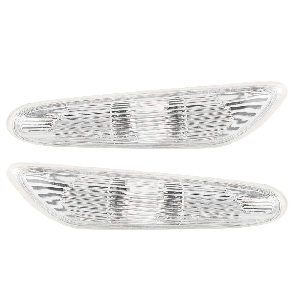 EBTOOLS Car Side Marker Lights,1 Pair ABS Side Marker Turn Signal Lights For E90