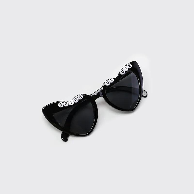 Солнцезащитные очки Невеста Или Умри Пока Смерть Не Разлучит Нас Вечеринка Девичник Свадебный Душ Хэллоуин Готика Октябрь Свадебное украшение подарок