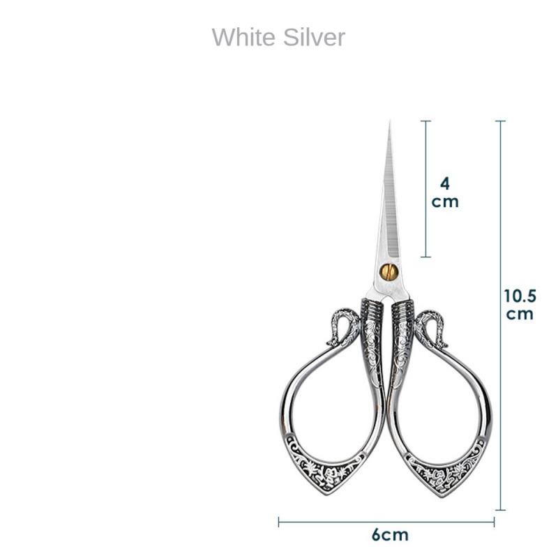 Stainless Steel Vintage Scissors Sewing Fabric Cutter Embroidery Scissors Tailor Scissor Scissor Household Sewing Accessories