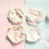 4Pcs BoysCotton Diaper Nappies Pants Reusable Washable Baby Diapers
