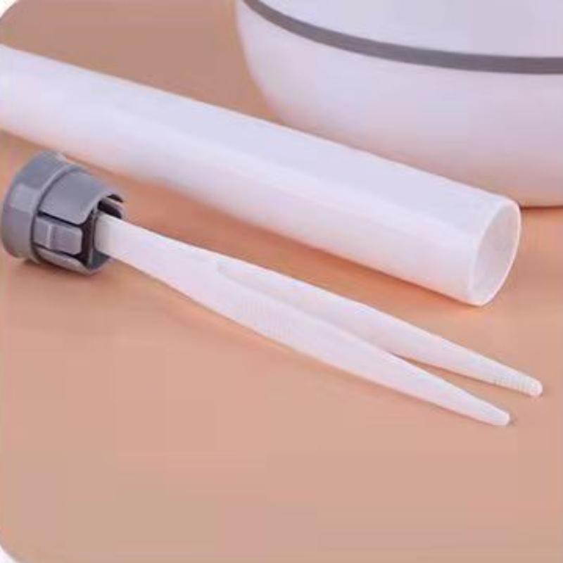 1 Set Toilet Brush with Long Handle, Plastic Toilet Seat Easily Concealed, Drip Proof, Easy To Assemble