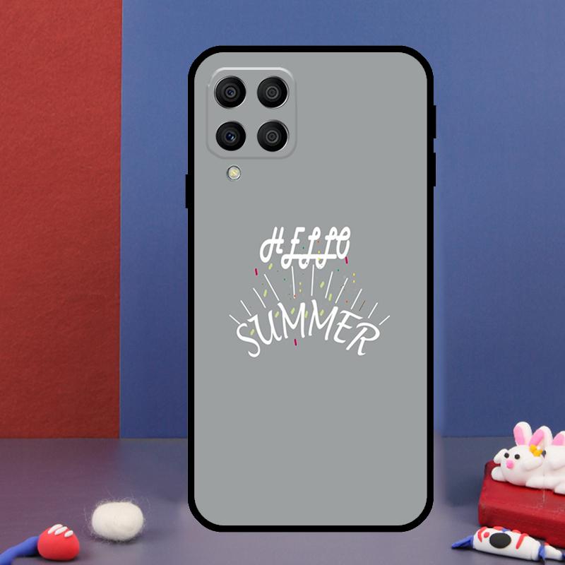 Чехол для телефона Hello Summer Flowers для Samsung Galaxy M12 M13 M33 M23 M53 M15 M55 M31 M51 M14 M34 M54 M20 M32 M52