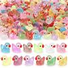 Glittering Resin Duck Figure Toy Mini Small Mini Tiny Ducks Miniature Duck Ornament  Landscape