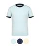 KIM YOUNG JOO GOLF Summer Round Color Block Ribbed Men'S Short Sleeve Golf Knit Tee Dqmmnt19