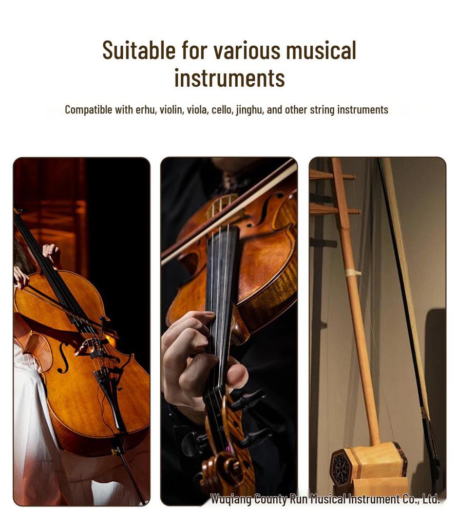 Micro-dust Rosin Block for Violin, Cello, Bass, and Erhu