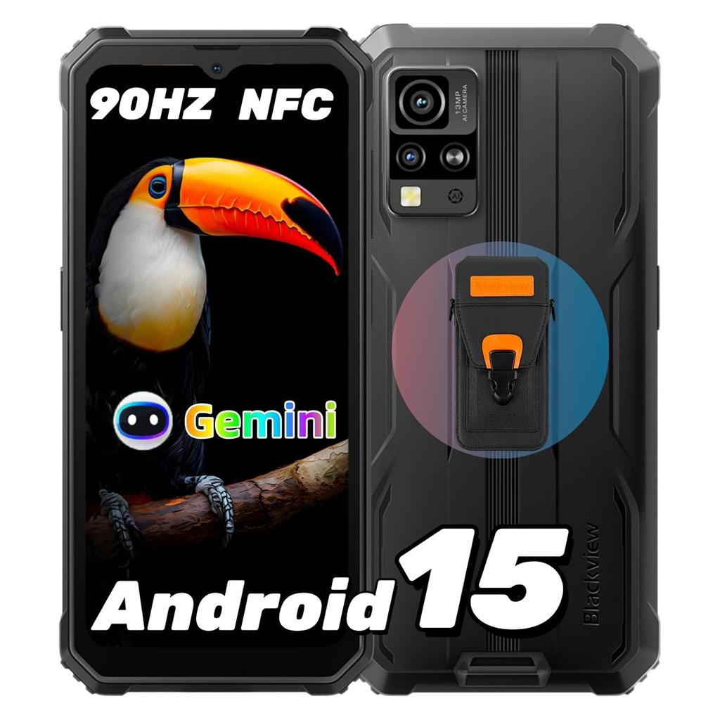 Blackview Защищенный телефон BV4800 SE 4 ГБ 64 ГБ 5100 мАч Android 15 смартфон
