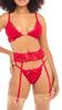 Rosemarie 3 Piece Red Set - Oh Là Là Chéri - Sets