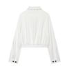 2026 Summer New European and American Cross-border Women's Street Fashion Polka Dot Color-Block Collar Jacket W018 1873