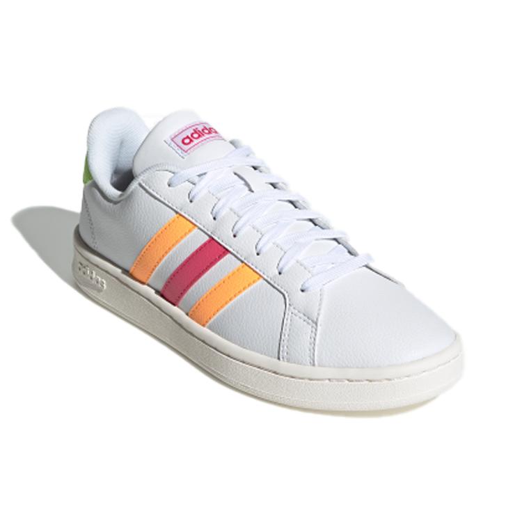adidas Женские Neo Grand Court 'Белый Розовый Оранжевый' EG8146