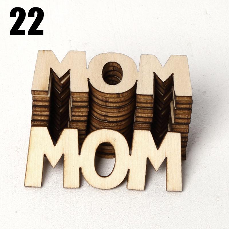 15 шт. украшения для дома, деревянные птицы, поделки для жениха, сделай сам, настольные конфетти, разбросанные любовные семейные письма