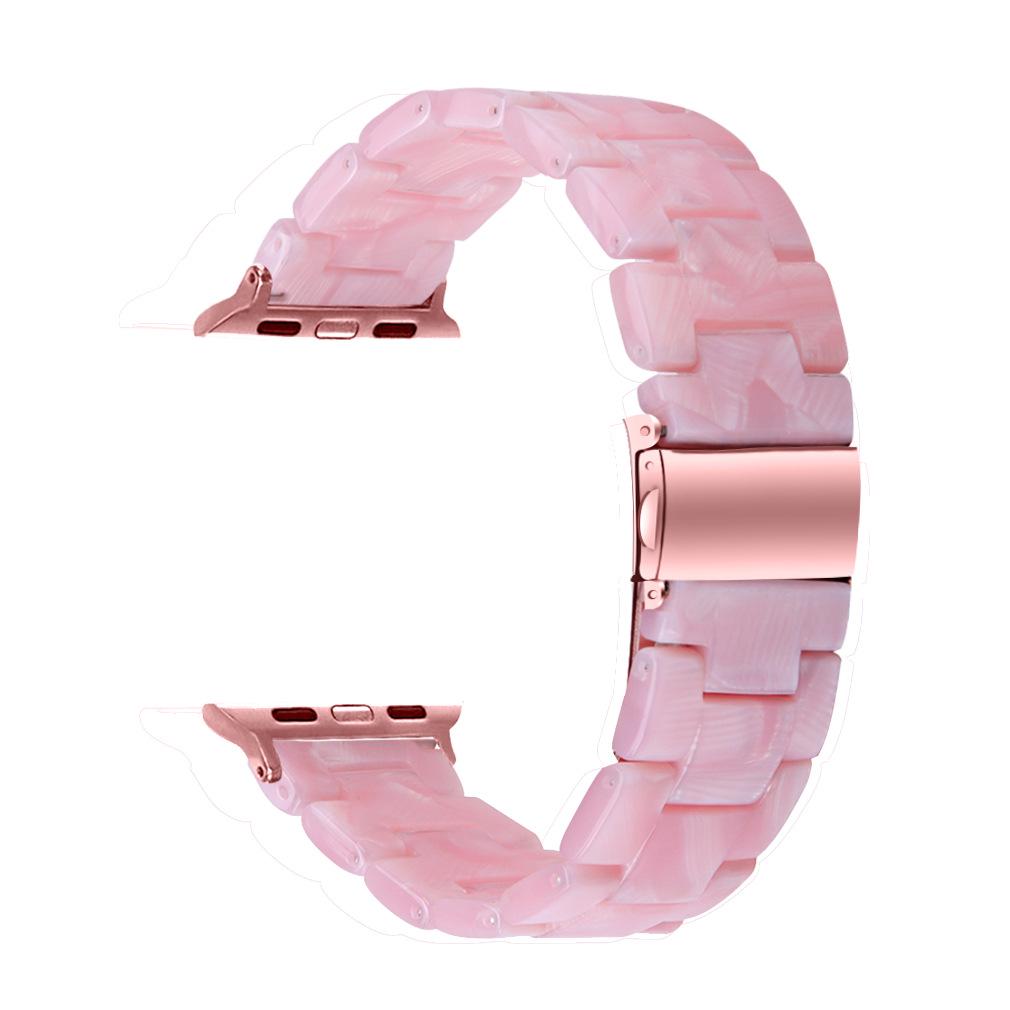"Compatible Resin & Rubber Strap for Apple Watch 42mm/46mm"