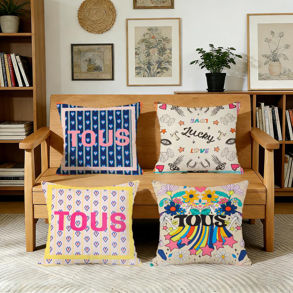 CRAFTED WITLOVE Ttouss cushion cover For Pillow Printing Sofa Decoration Home Car Room Coffee Shop Office Nordic Simplicity