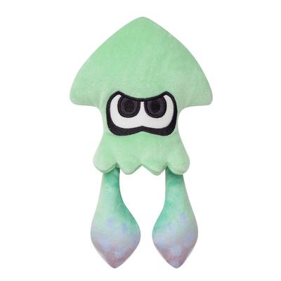 Sanei Boeki Splatoon 3 ALL STAR COLLECTION Кальмар (S) Светло-голубая мягкая игрушка, Ш13 x Г4 x В22 см, SP31