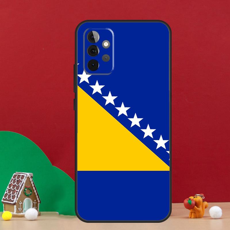 Чехол с флагом Боснии для Samsung Galaxy A36 A56 A06 A13 A53 A32 A12 A22 A52 A35 A17 A16 A55 A15 A54 A34 A14