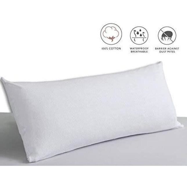 Housse D'oreiller - Tural - 40x60cm - Imperméable - Respirante - 100% Coton