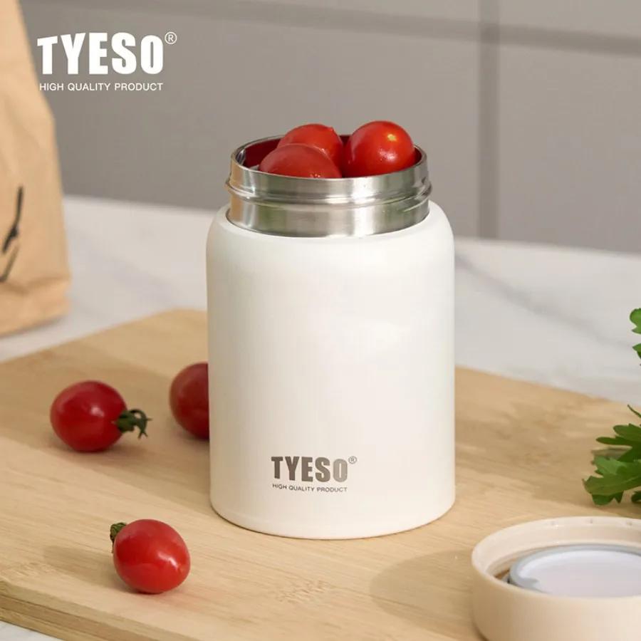 Tyeso 220 мл Милые термосы Компактная вакуумная колба Матовая нержавеющая сталь Портативная термокружка Стильная Герметичная Ежедневный незаменимый предмет