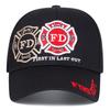 Unisex FIRE DEPT Letter Embroidery Baseball Caps Outdoor Adjustable Spring and Autumn Casual Sunscreen Hat